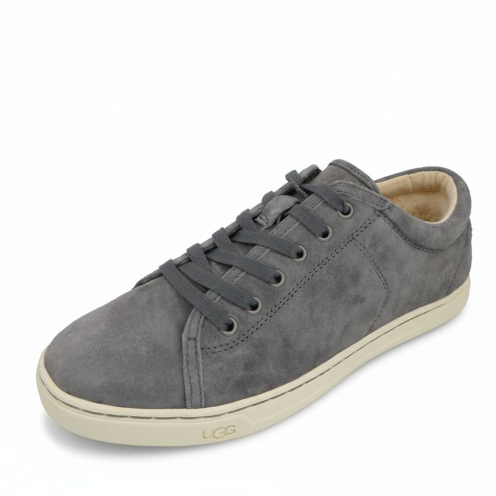 UGG Women's Size US 9 Tomi Lace Up Gray Suede Sneakers 1005484 NWOB